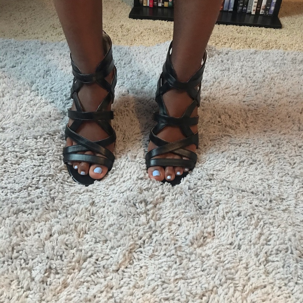 Black heels